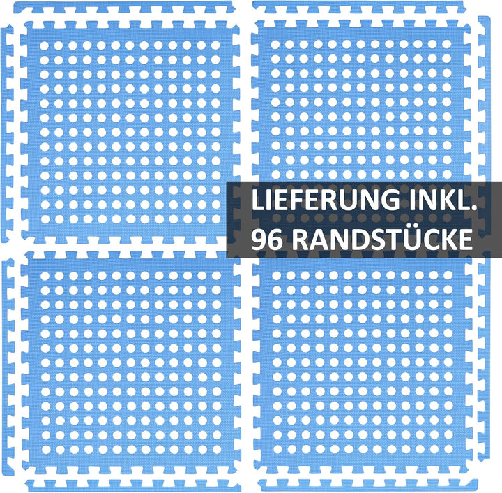 bonsport Pool Unterlegmatte Poolmatte 48 Stück - Bodenschutz Matte für den Pool/Planschbecken - Bode