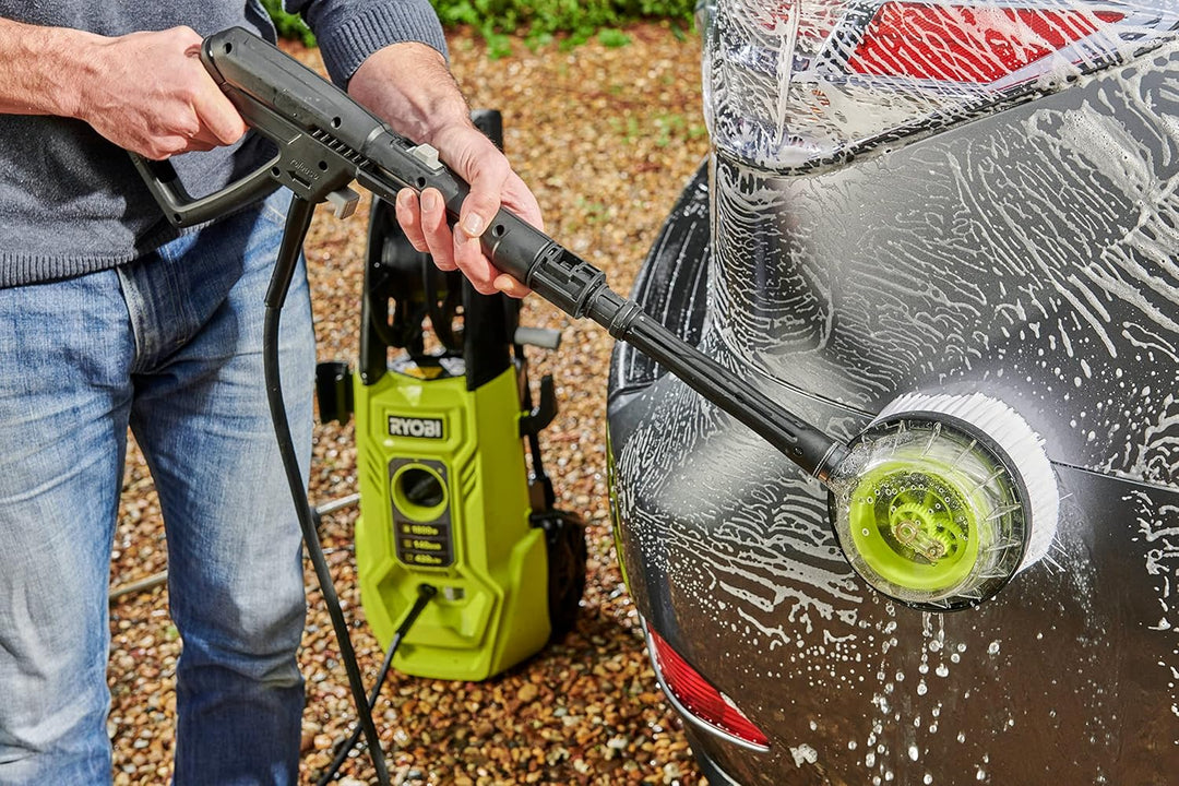 RYOBI 1800 W Elektro-Hochdruckreiniger RY140PWA-P, 140 bar Druck, 420 l/h Födermenge, 40° Wassertemp