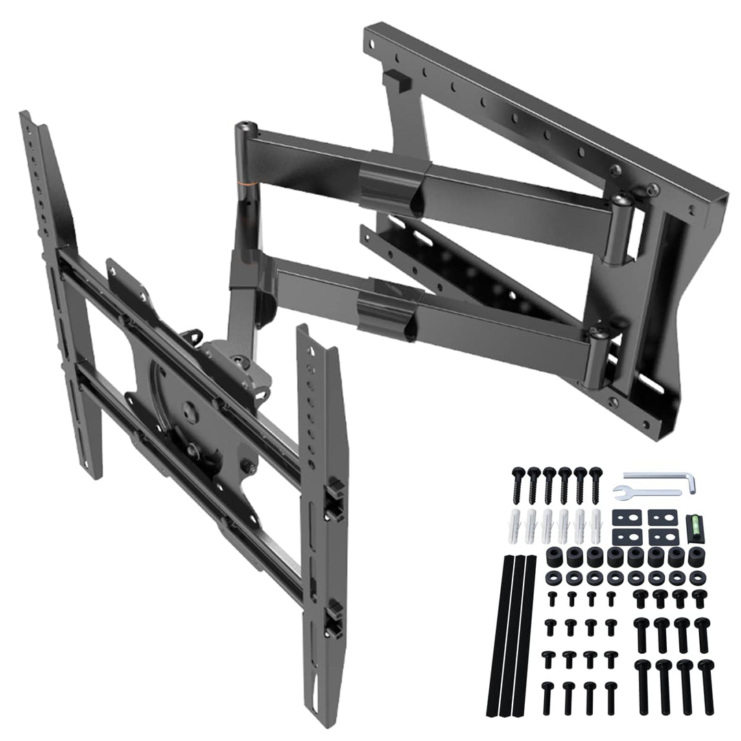DQ Hercules Pro Flex 80 cm TV-Wandhalterung, Gelenkarm lang, bis zu 80 cm Entfernung, Verlängerung,
