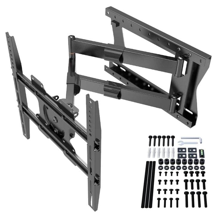 DQ Hercules Pro Flex 80 cm TV-Wandhalterung, Gelenkarm lang, bis zu 80 cm Entfernung, Verlängerung,