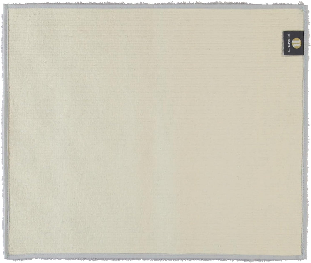 Rhomtuft Badteppiche Square perlgrau - 11 50x60 cm, 50x60 cm
