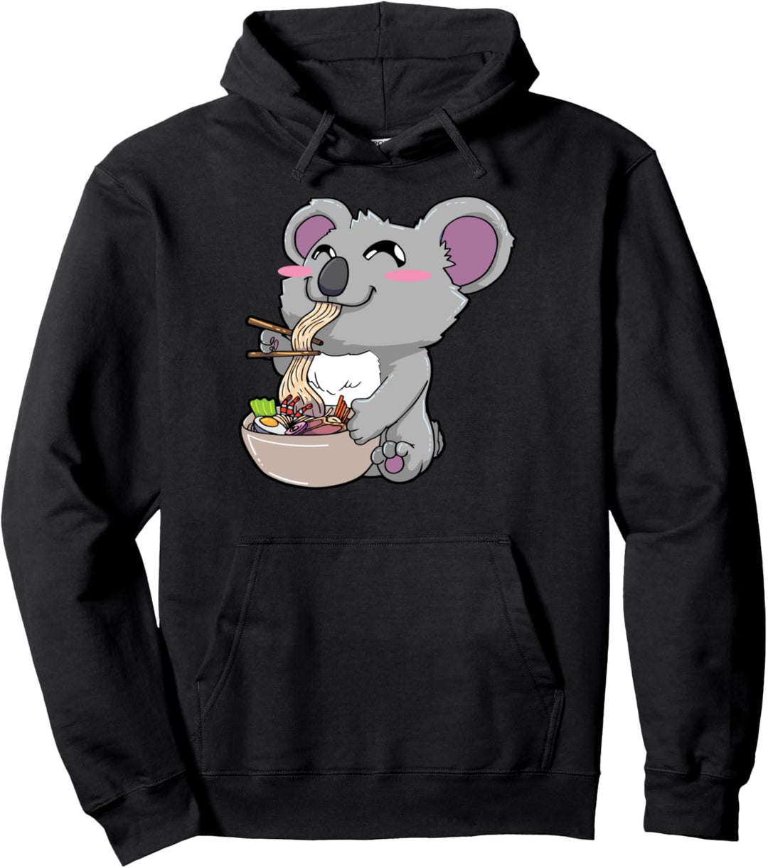 Koalabär Ramen Kawaii Pullover Hoodie