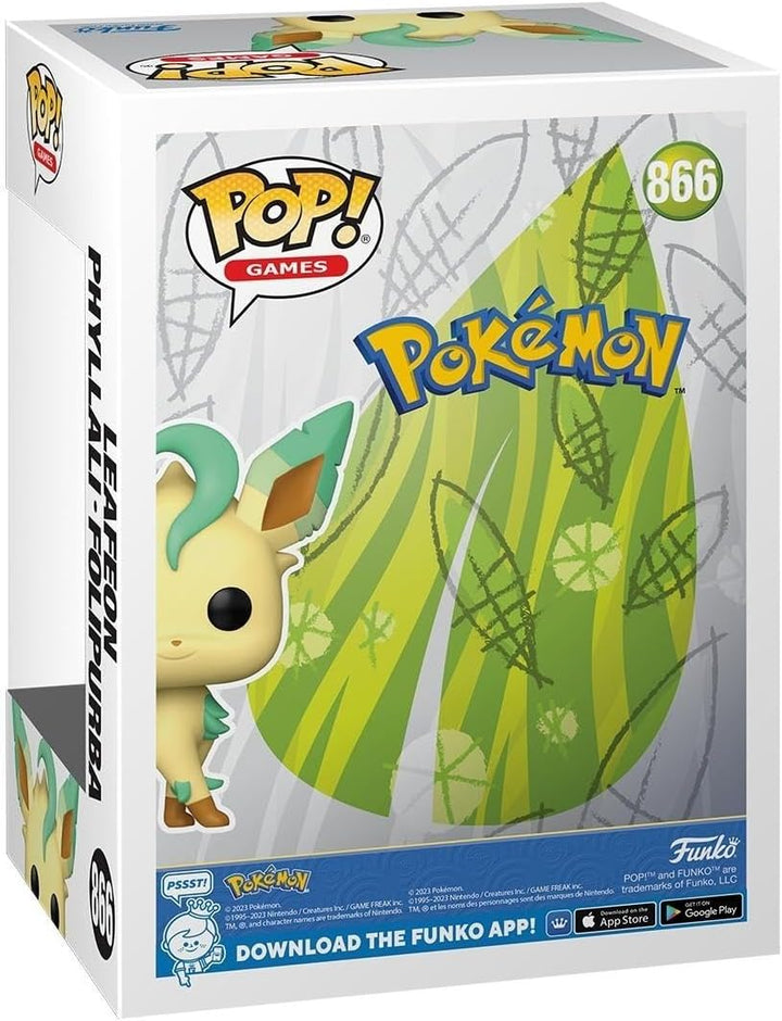 Funko POP! Games: Pokemon - Leafeon - Collectable Vinyl Figure for Display - Gift Idea - Official Me