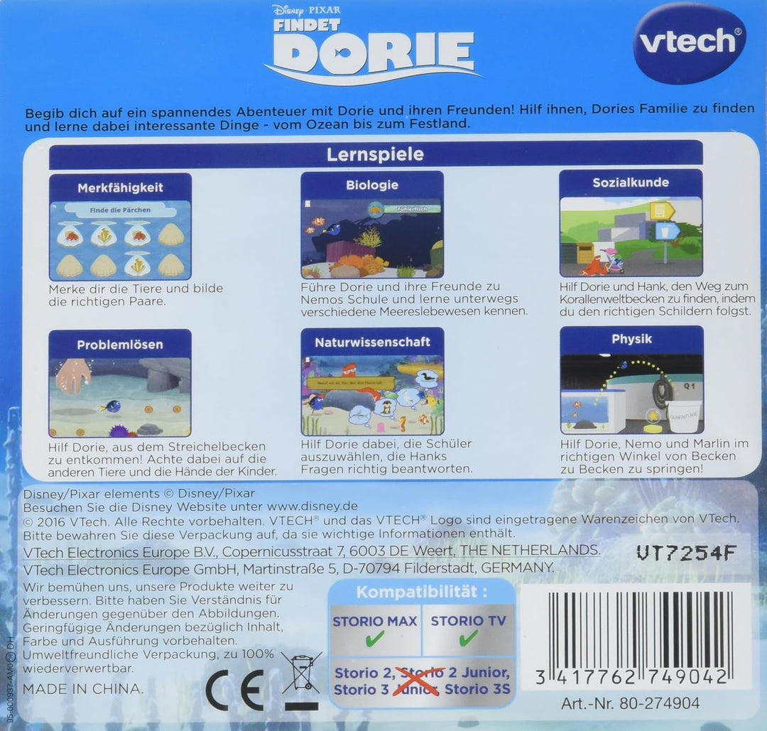 Vtech 80-274904 Lernspielzeug, Mehrfarbig, M