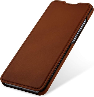 STILGUT Book Case kompatibel mit Samsung Galaxy S20 Hülle aus Leder zum Klappen, Klapphülle, Handyhü