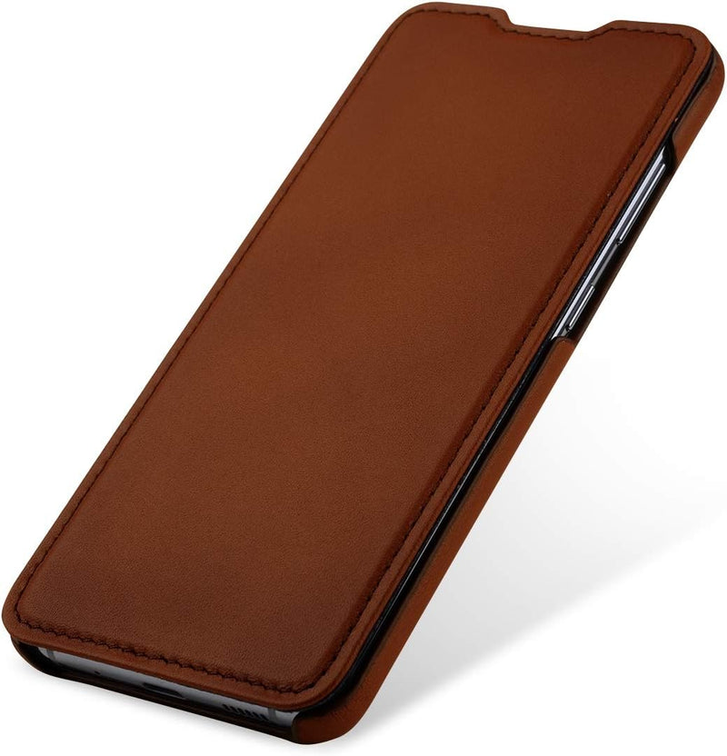 STILGUT Book Case kompatibel mit Samsung Galaxy S20 Hülle aus Leder zum Klappen, Klapphülle, Handyhü