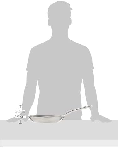 De Buyer - Bratpfanne CARBONE PLUS aus Eisenstahl - mit Rohrstielgriff aus Edelstahl - 28 cm Durchme