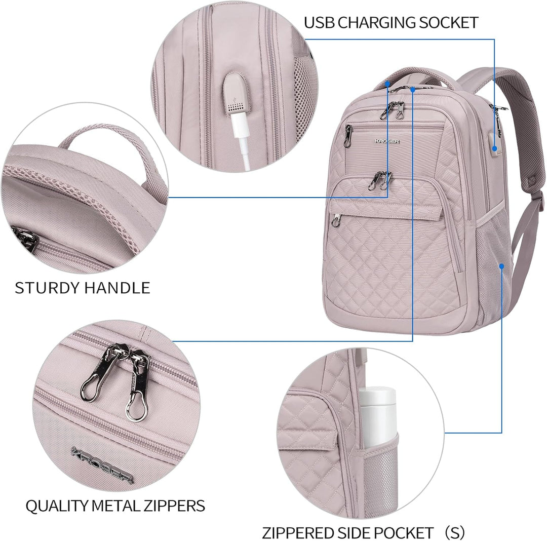 KROSER Laptop Rucksack 17,3&