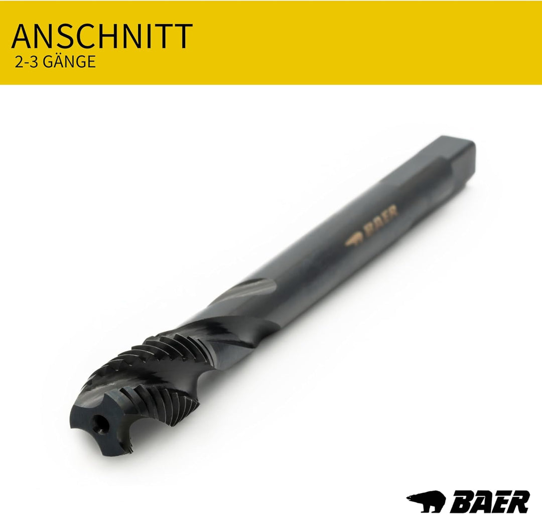 BAER TriTap Gewindebohrer HSSE-VAP Sackloch - Gewindeschneiden - Maschinengewindebohrer - Gewindeboh