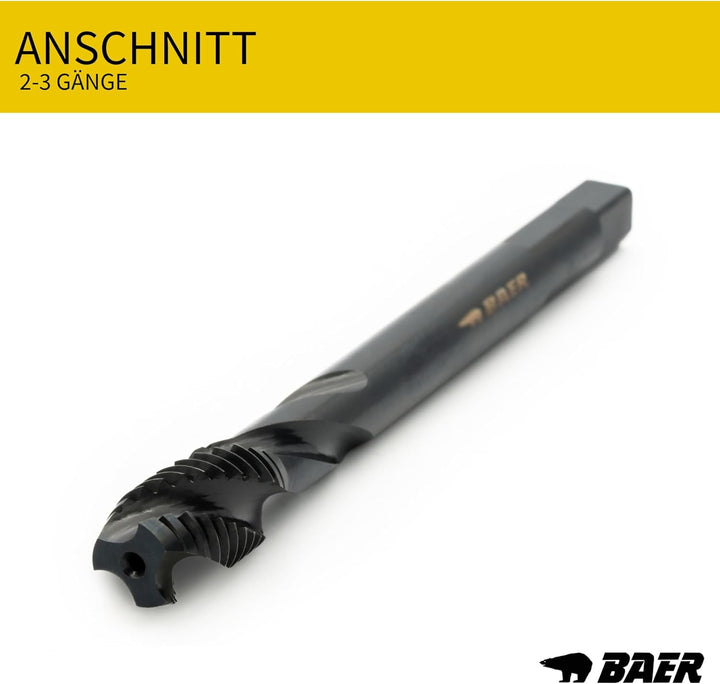 BAER TriTap Gewindebohrer HSSE-VAP Sackloch - Gewindeschneiden - Maschinengewindebohrer - Gewindeboh