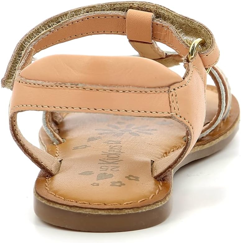 Kickers Mädchen DiamantoSandale 24 EU Nude Metallise, 24 EU Nude Metallise