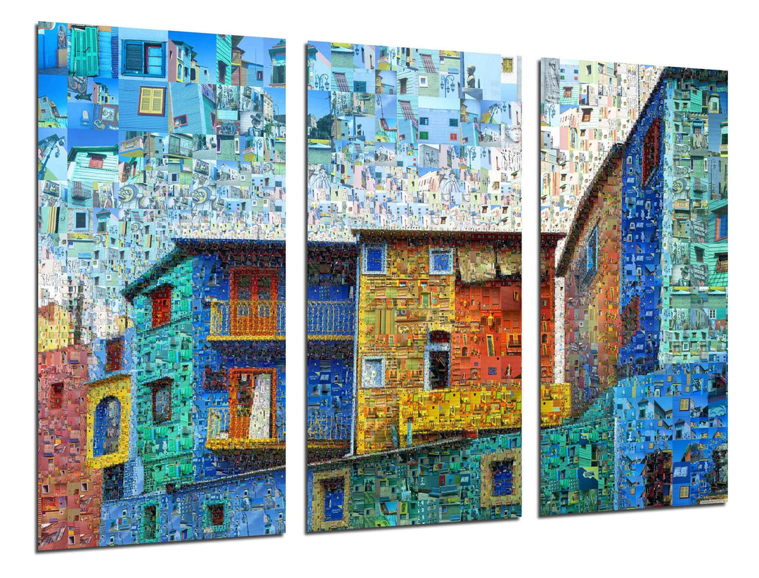 Wandbild - Buenos Aires, Argentinien, 97 x 62 cm, Holzdruck - XXL Format - Kunstdruck, ref.26371