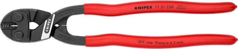 Knipex CoBolt® XL Kompakt-Bolzenschneider schwarz atramentiert, mit Kunststoff überzogen 250 mm (SB-