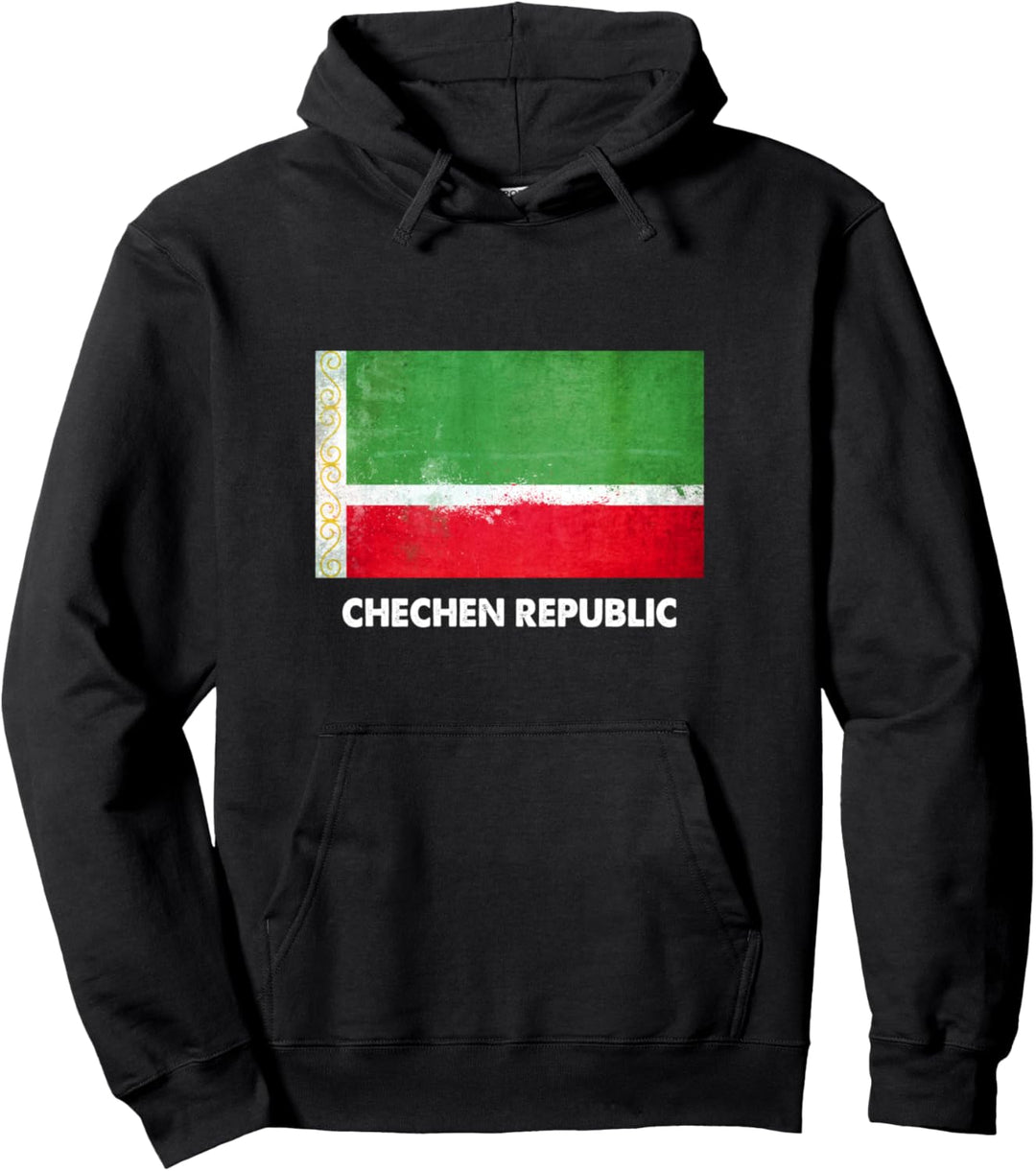 Tschetschenische Republik Tschetschenien Flagge Pullover Hoodie