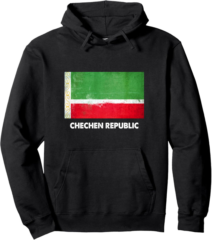 Tschetschenische Republik Tschetschenien Flagge Pullover Hoodie