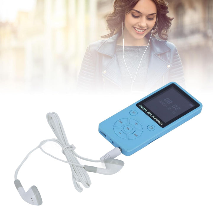 MP3 Player mit Bluetooth und Lautsprecher, 64GB HiFi Musikplayer, Unterstützt bis zu 128GB, FM Radio