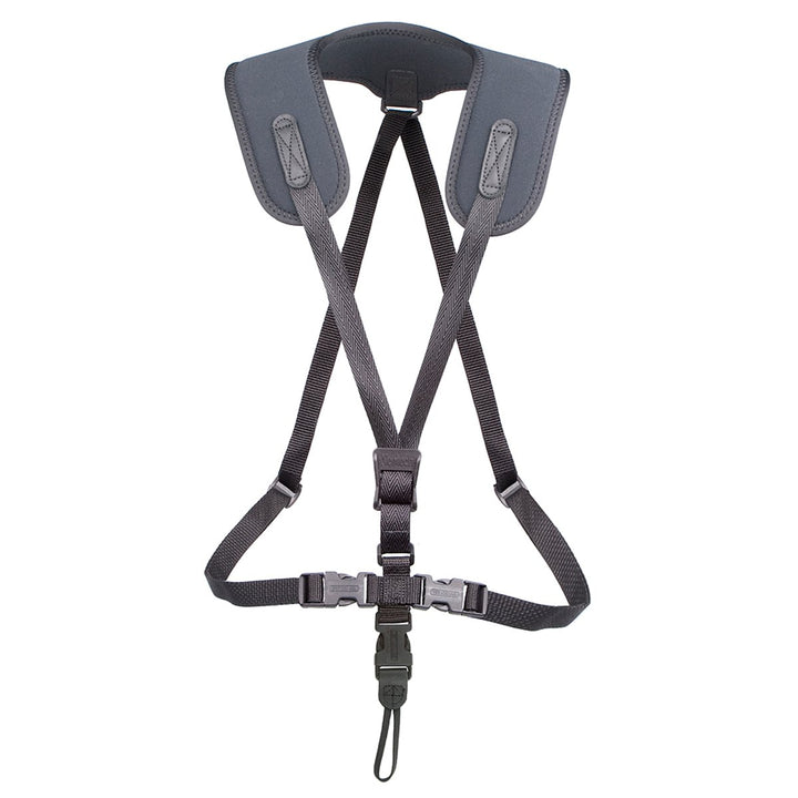 Neotech Super Harness, schwarz, regulär, Schlaufenbefestigung, Saxophon-Gurt (2601262) Einheitsgröss