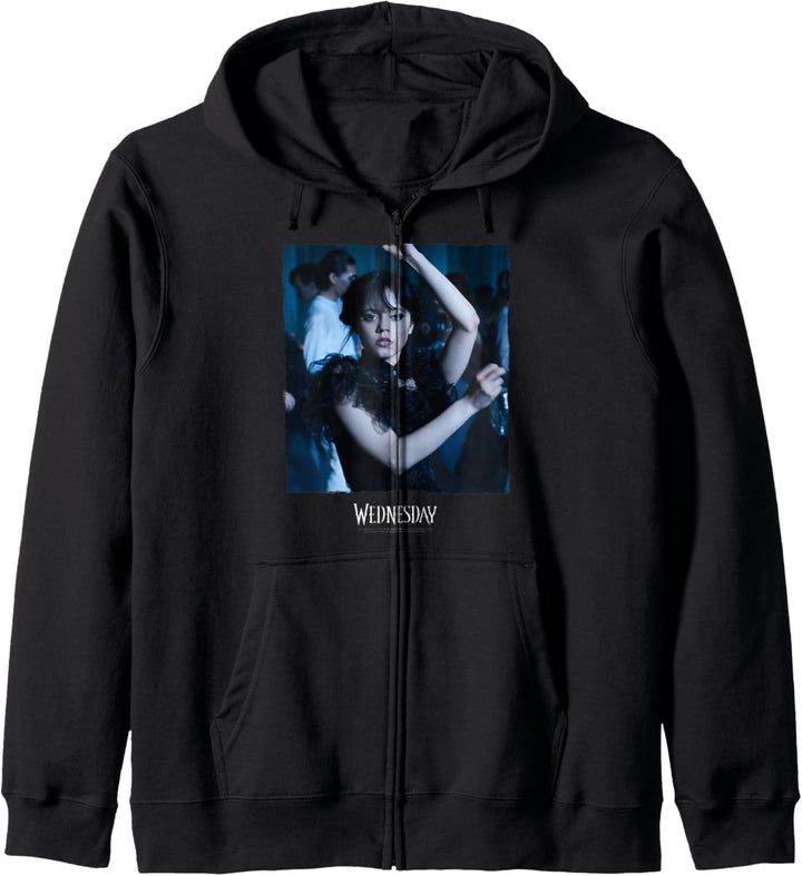Wednesday Dark Dancing Queen Wednesday Photoreal & Logo Kapuzenjacke