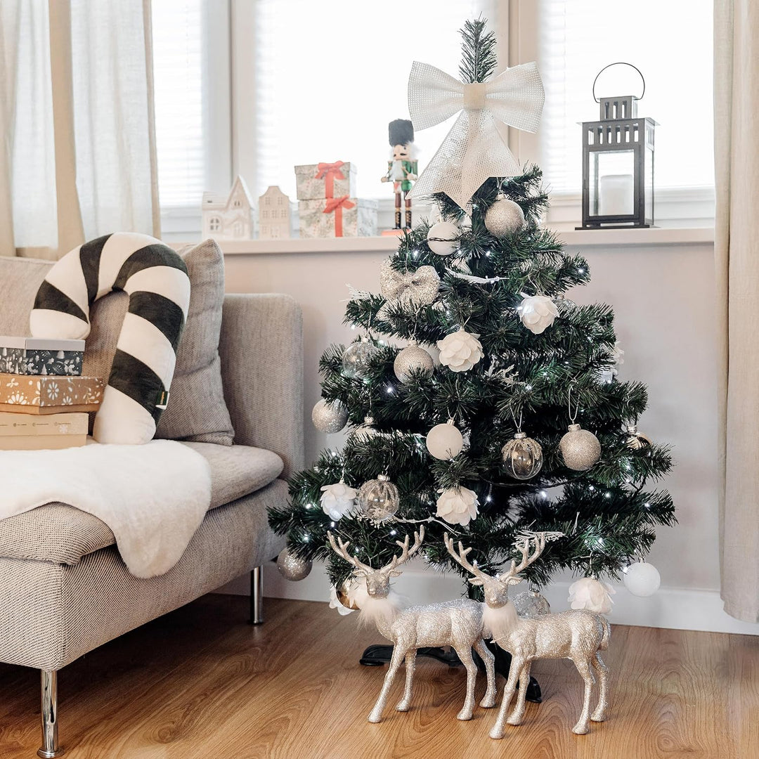 Creative Home Naturgetreuer Weihnachtsbaum Künstlich | Immergrüner künstlicher Tannenbaum | 120 cm |