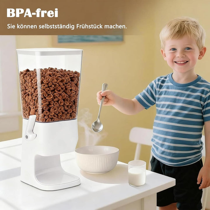Müslispender, Lebensmittelspender 3.2 L Cereal Dispenser & Cornflakes Spender Zerkleinert Keine Cere