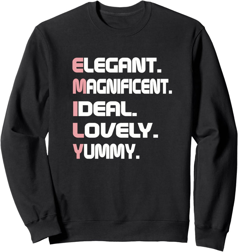 Emily Name Letters for Emily Sweatshirt