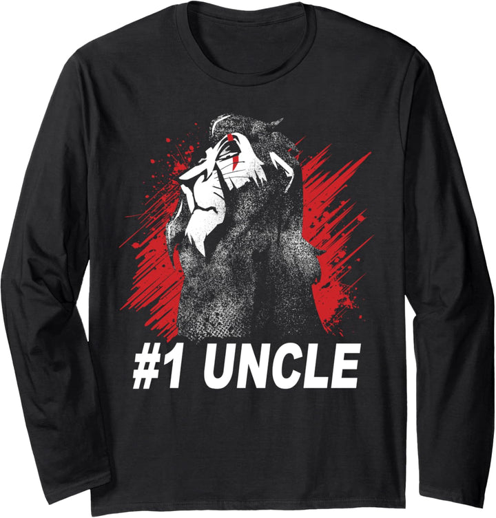 Disney Villains Scar #1 Uncle Poster Langarmshirt