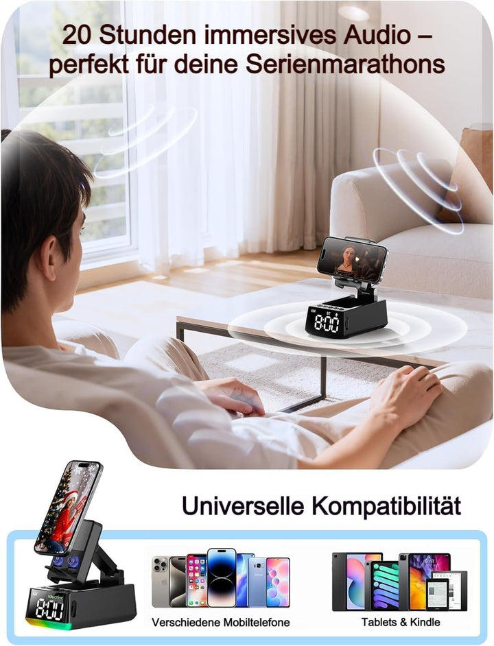 BBL Geburtstagsgeschenke für Männer und Frauen, Induktions Lautsprecher mit Bluetooth-HD-Sound, Hand