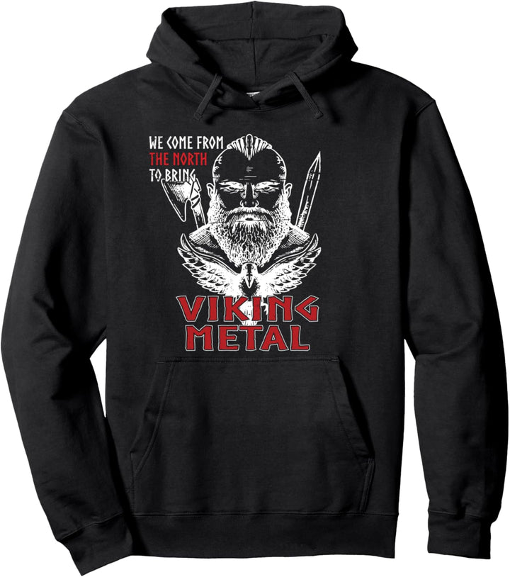 Walhalla & Wikinger I Valhalla & Rock I Viking Metal Pullover Hoodie