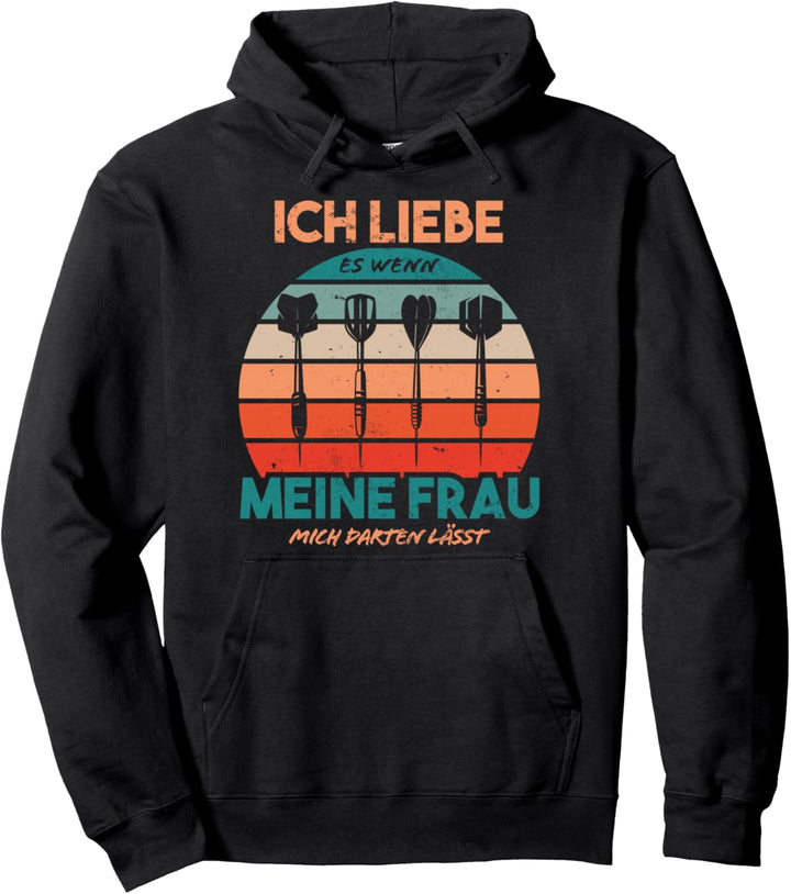 Dartmotiv - Darts Spieler - Dart Pullover Hoodie