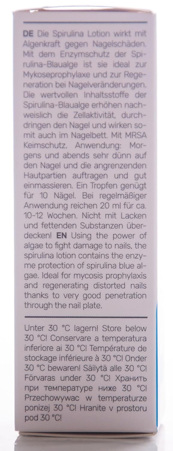 peclavus Spirulina Lotion 20ml - zur Mykoseprophylaxe und zur Regeneration bei Nagelveränderungen