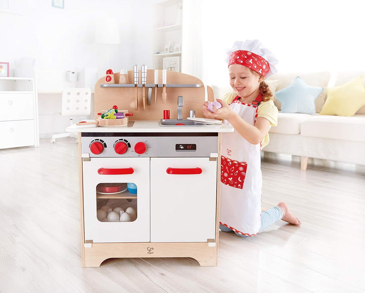 Hape E3162 - Chefkoch-Set, Küchenspielzeug, bunt Chefkoch-Set Single, Chefkoch-Set Single
