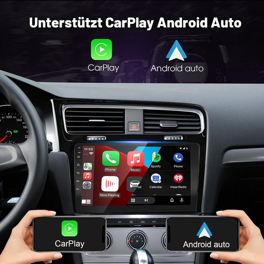LEXXSON Android Auto Carplay Autoradio für VW Golf 7 MK7 Golf VII 2012-2020,10,1 Zoll Touchscreen AM