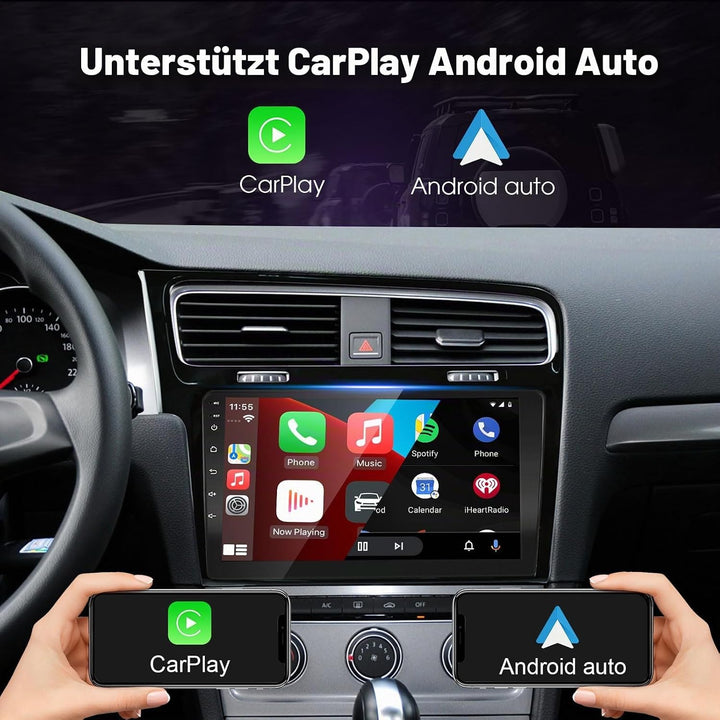 LEXXSON Android Auto Carplay Autoradio für VW Golf 7 MK7 Golf VII 2012-2020,10,1 Zoll Touchscreen AM