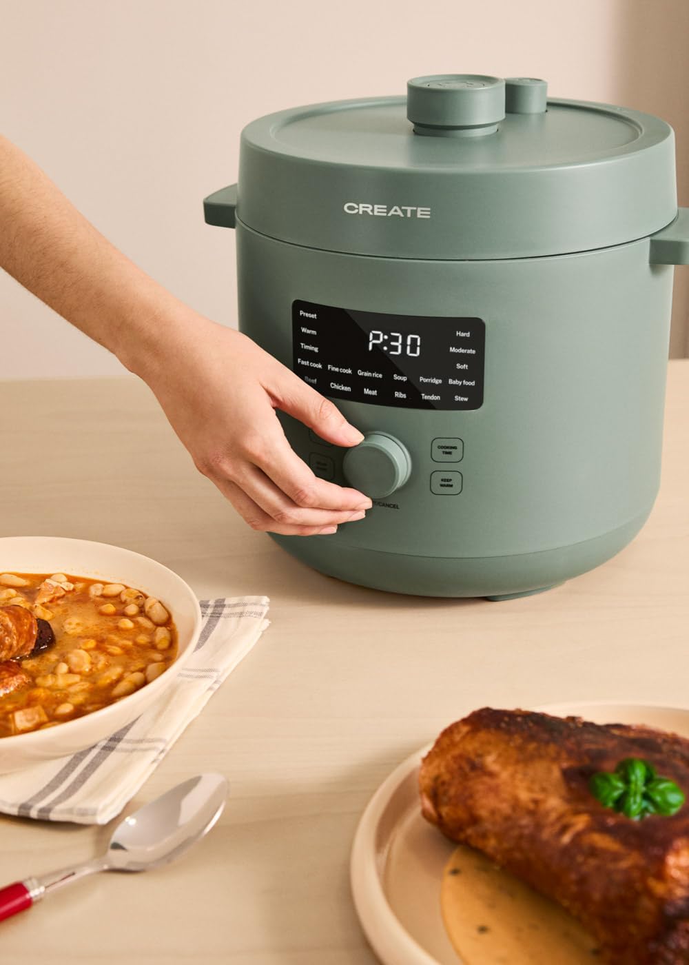 CREATE/PRESSURE COOKER STUDIO/Multifunktioneller programmierbarer elektrischer Schnellkochtopf 6L Sa