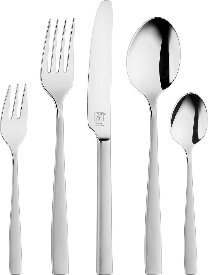 ZWILLING Roseland Besteck-Set, 60-teilig, Für 12 Personen, 18/10 Edelstahl/Hochwertiger Klingenstahl