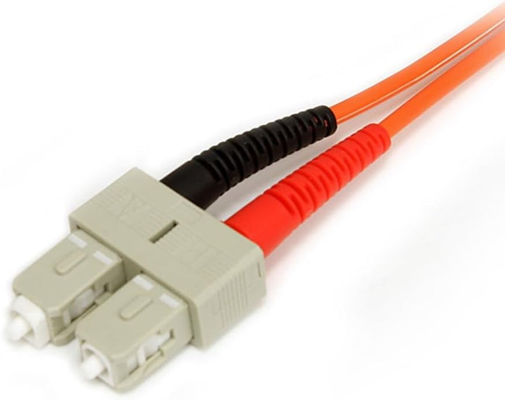 StarTech.com 1m Multimode 62,5/125 Duplex LWL-Patchkabel LC, SC, Glasfaser Netzwerkkabel 1 m LC-SC,