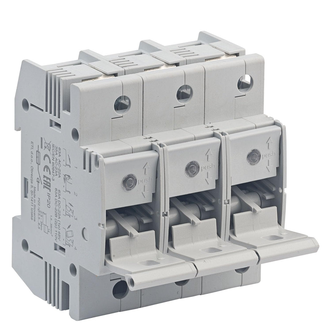 grenda-hammer® | Neozed Lasttrennschalter Set D02-3-polig Set mit Sicherungen und Passhülsen (Lasttr