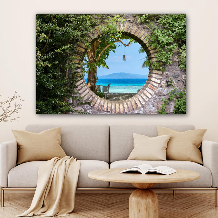 MuchoWow© Leinwandbild Gross 120x80 cm XXL Dekoration Wohnzimmer Bilder Aufhängen Wall Decoration Li