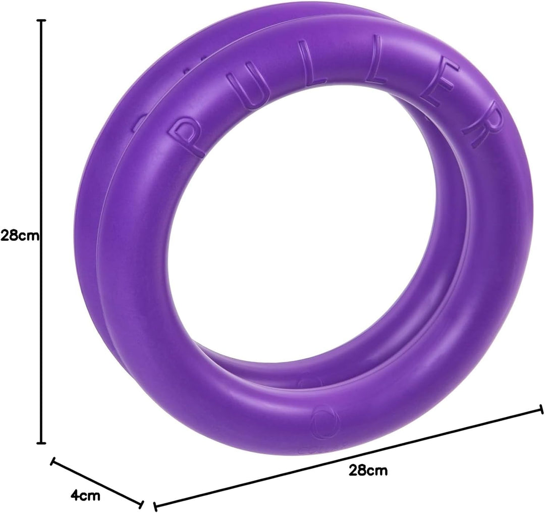 Puller Standard, 2 Stück, Spielringe, Fitnessgerät für Hunde, Interaktives Spielzeug für Hunde,Wasse