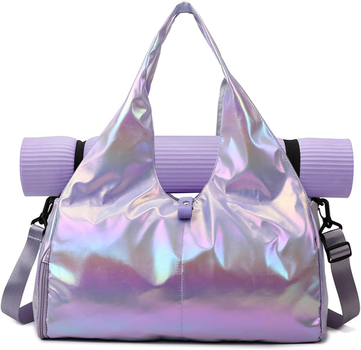 DBPBToU Sporttasche Damen mit Kulturbeutel, Weekender Reisetasche mit Schuhfach und Nassfach Wasserd