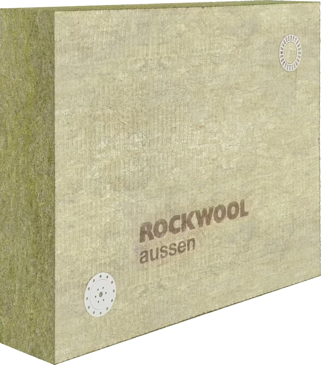 ROCKWOOL Coverrock X-2 035 Putzträgerplatte 120 mm, 1,44 m², 3 Platten | Nichtbrennbar A1, λD 0,034,