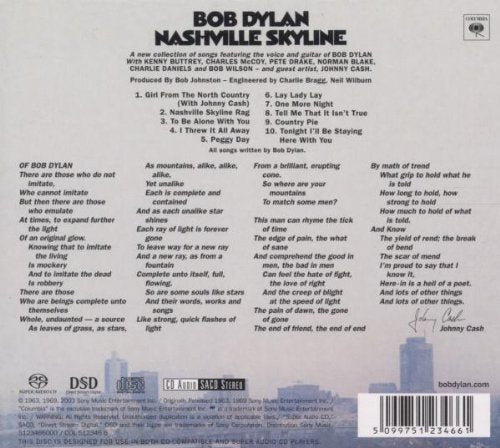 Nashville Skyline, Audio-CD