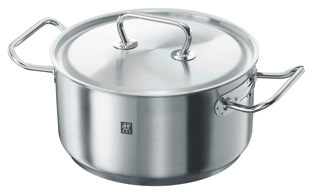 ZWILLING Twin Classic Bratentopf mit Deckel, 24 cm, 4,5 L, Induktionsgeeignet, Edelstahl, 24 cm