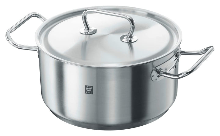 ZWILLING Twin Classic Bratentopf mit Deckel, 24 cm, 4,5 L, Induktionsgeeignet, Edelstahl, 24 cm