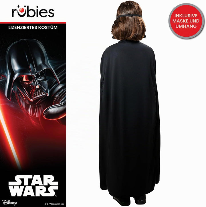 DARTH VADER CHILD MASK AND CAP STD Schwarz, STD Schwarz