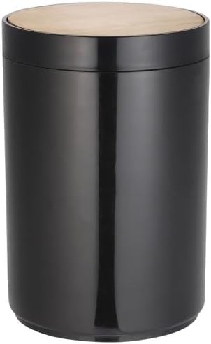 MSV Bad Serie Oslo Design Kosmetikeimer Bad Treteimer Abfalleimer Papierkorb Mülleimer 6 Liter (ØxH)