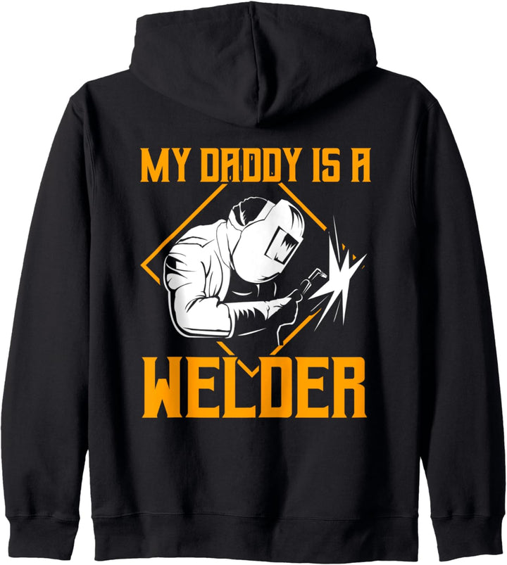 Welder Gifts Welding Design On Back Of Clothing Kapuzenjacke