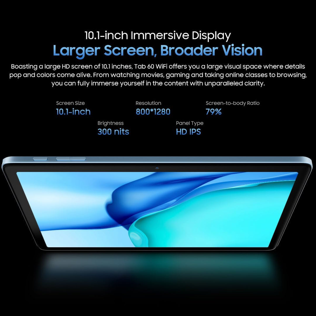 BLACKVIEW TAB 60 (WiFi - 10.1'' - 4/128GB - SANS CHARGEUR) Blue