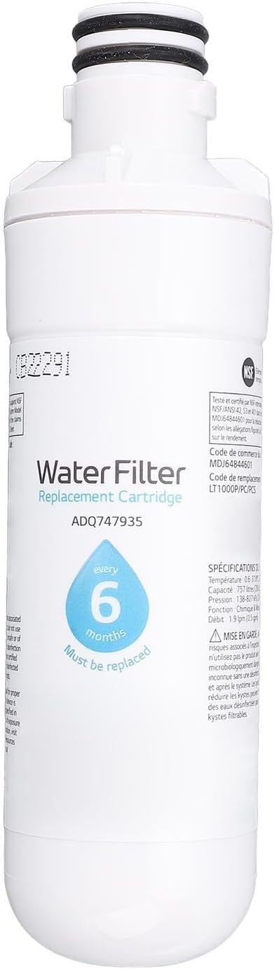 Kühlschrankwasserfilter, ADQ747935 Ersatzfilter, 6 Bis 12 Monate Lebensdauer Aktivierter Kohlenstoff