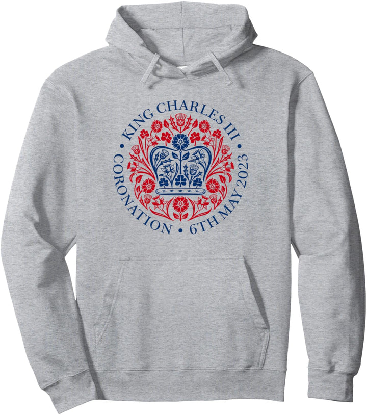 Erinnerungsstücke zum britischen König III. Charles Krönung 2023 Pullover Hoodie